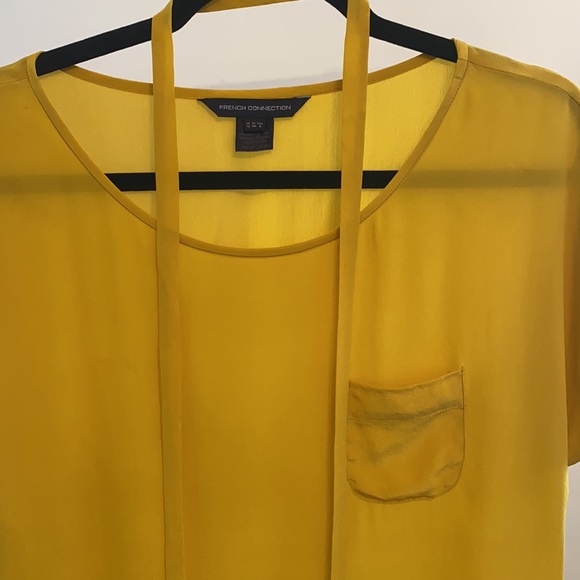 French Connection Yellow Silk - Picture 2 of 5